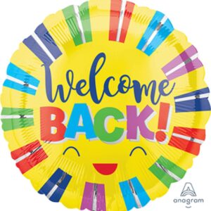 Balloon Foil 45cm Welcome Back Ea