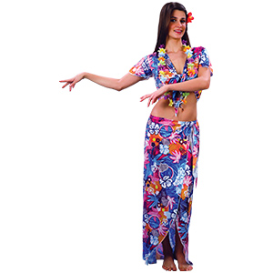 Costume Hawaiian Lady Adult Each