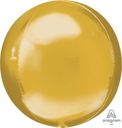 Balloon Foil Orbz Gold 38cm x 40cm