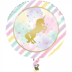 Balloon Foil 45cm Unicorn Sparkle Ea