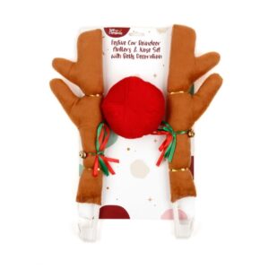Car Reindeer Antler & Nose Set Ea