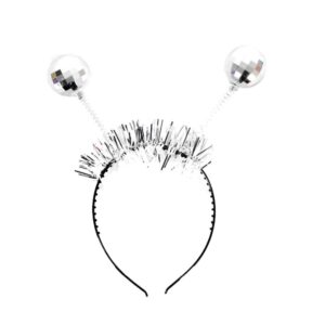 Headband Disco Ball Silver Ea