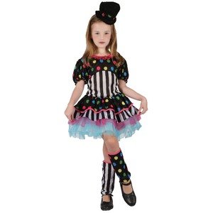 Costume Clown Girl Child Medium Ea
