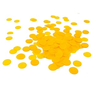 Confetti Paper 15g Yellow ea