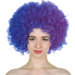 Wig Afro Dark Blue ea