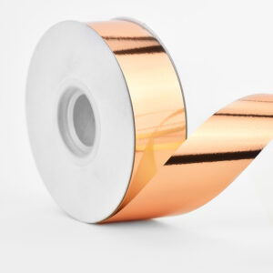 Tear Metallic Rose Gold Ribbon 3cm x 40m Ea