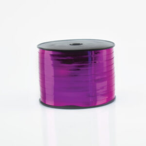 Curl Metallic Rose Ribbon 250m Ea