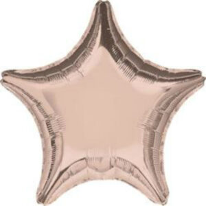 Balloon Foil 45cm Star Rose Gold Ea