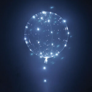 Balloon PVC LED Bright White 55cm ea