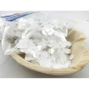 Balloon Confetti 250g White 1cm ea