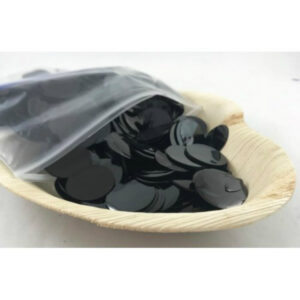 Balloon Confetti 250g Black 2.3cm ea