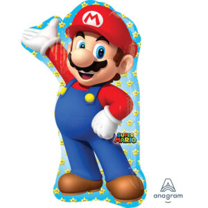 Balloon Foil Super Shape Super Mario 83cm Ea