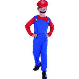 Costume Plumber Boy Child Large Each
