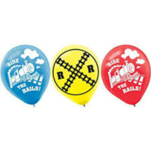 Thomas The Tank Latex Balloon 28cm Pk 6