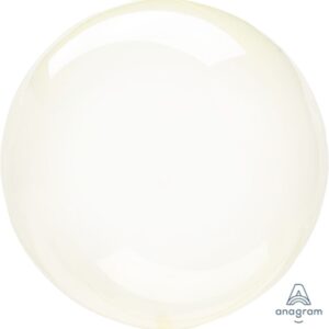 Balloon PVC Crystal Clearz Yellow 45cm-56cm Ea