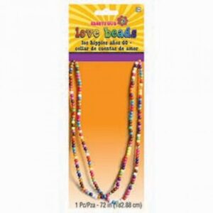 Necklace 60’s Love Beads 1.8m Ea