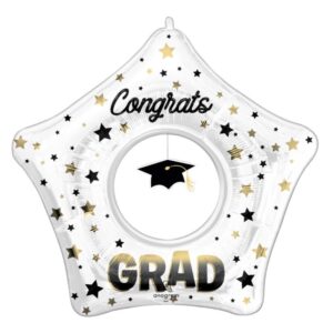 New Balloon Foil Supershape Congrats Grad Cap Dangler 81cm Ea