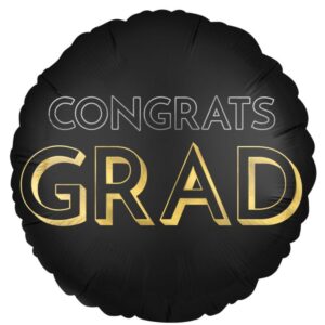 Balloon Foil Jumbo Congrats Grad 71cm Ea