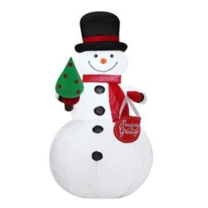 Inflatable Snowman Plush Giant 1.8m Ea