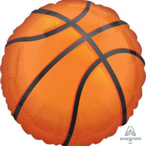 Balloon Foil Jumbo Basketball 71cm Ea