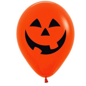 Balloon Latex 28cm Halloween Pumpkin pk 12