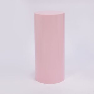 Plinth Pink Iron Round 40cm x 90cm HIRE