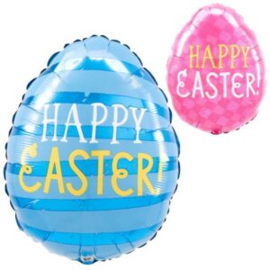 Balloon Foil 45cm Bunny Egg Ea