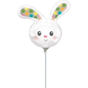 Balloon Foil 23cm Easter Bunny Head Ea