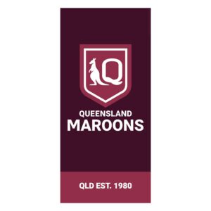 QLD Maroons Giant Banner 841mm x 390mm Ea