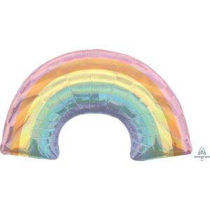 Balloon Foil SuperShape 86cm Pastel Rainbow Ea