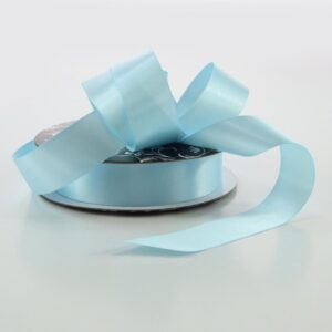 Ribbon Satin 25mm x 30m Light Blue Ea