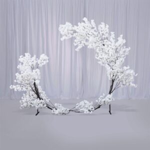 Blossom Arc White Flowers 2.4m HIRE Ea