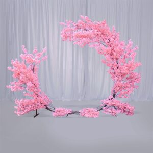 Blossom Arc Pink Flowers 2.4m HIRE Ea