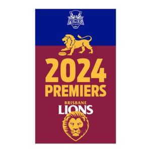 AFL Brisbane Premiers 2024 Flag Supporter Ea